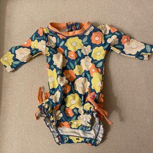 Ruffle Butts Rashgaurd 0-3 mo